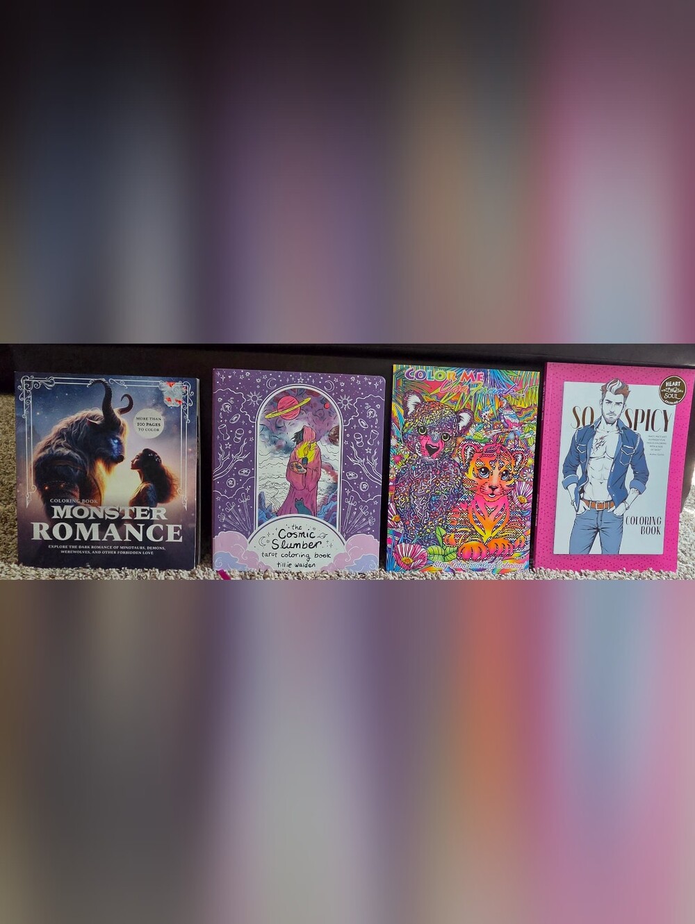 Lot of four (4) Brand New & Unused Tarot Coloring Book